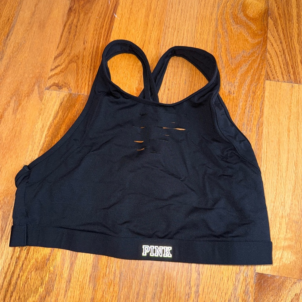 Victoria's Secret PINK Black Sports Bra